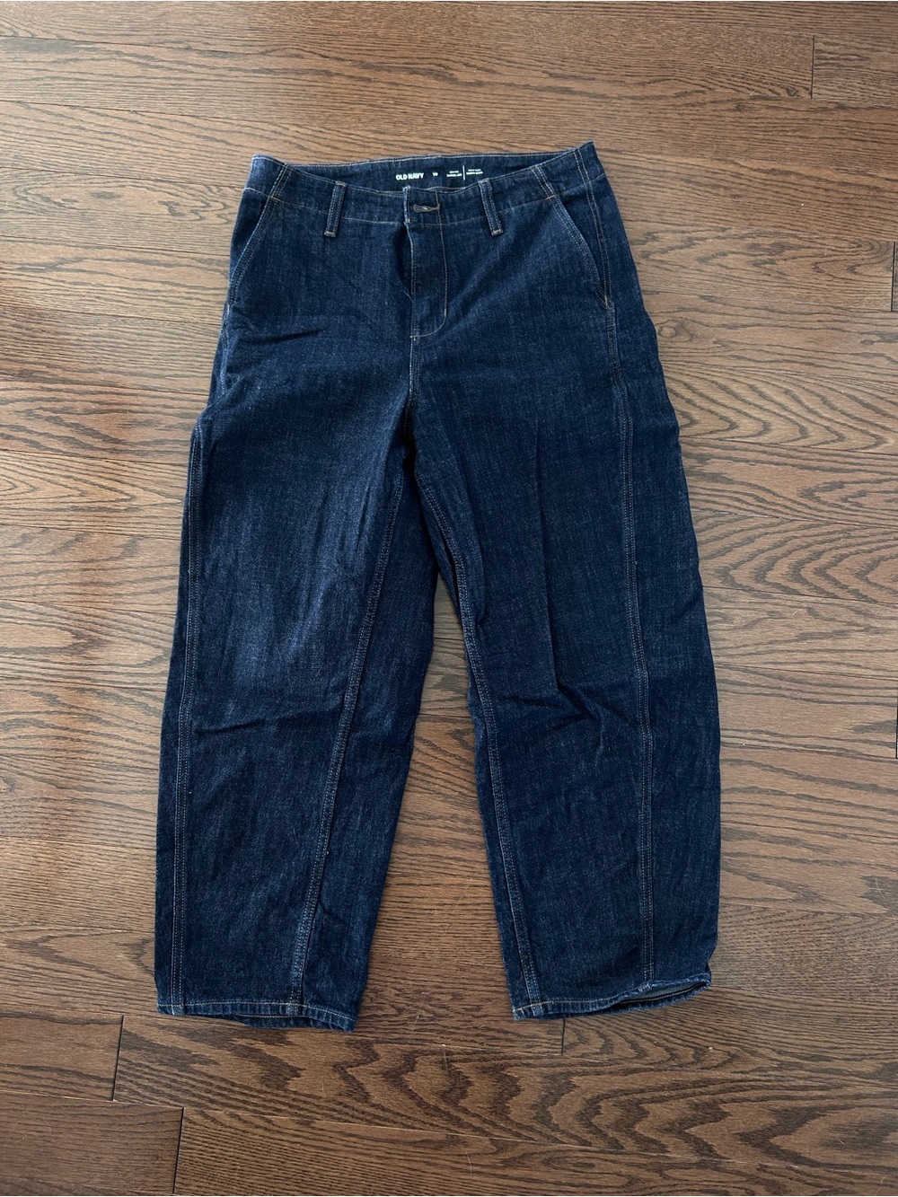 Old Navy Dark Blue barrel legs Jeans